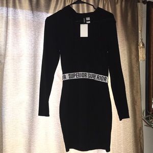 H&M black dress